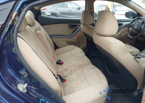 2013 Hyundai Elantra Gls from USA, damaged, VIN KMHDH4AE6DU727942